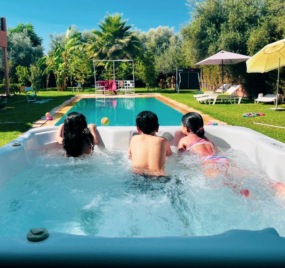 Ilafe Farmhouse, Villa Avec Piscine Chauffee Privee Et Jacuzzi Pour Familles مراكش المظهر الخارجي الصورة